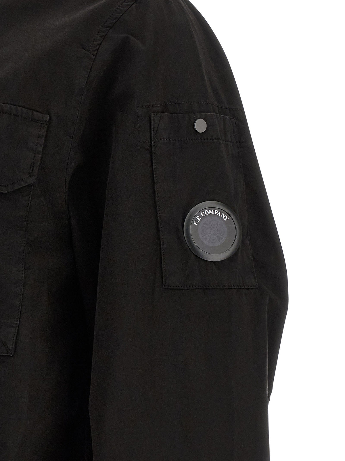 C.P. Company Overshirt met Lens-detail – Zwart