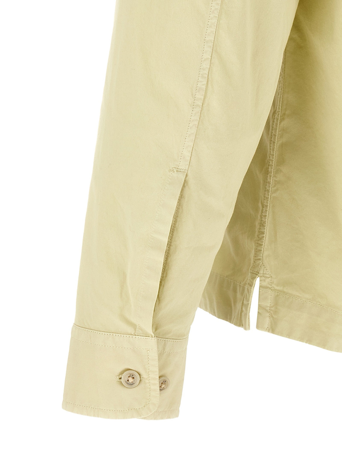 C.P. Company Overshirt met Lens-detail – Beige