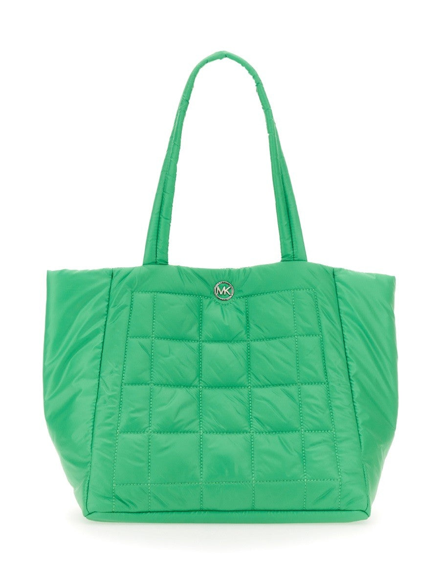 Michael Kors Lilah Gewatteerde schoudertas – Groen
