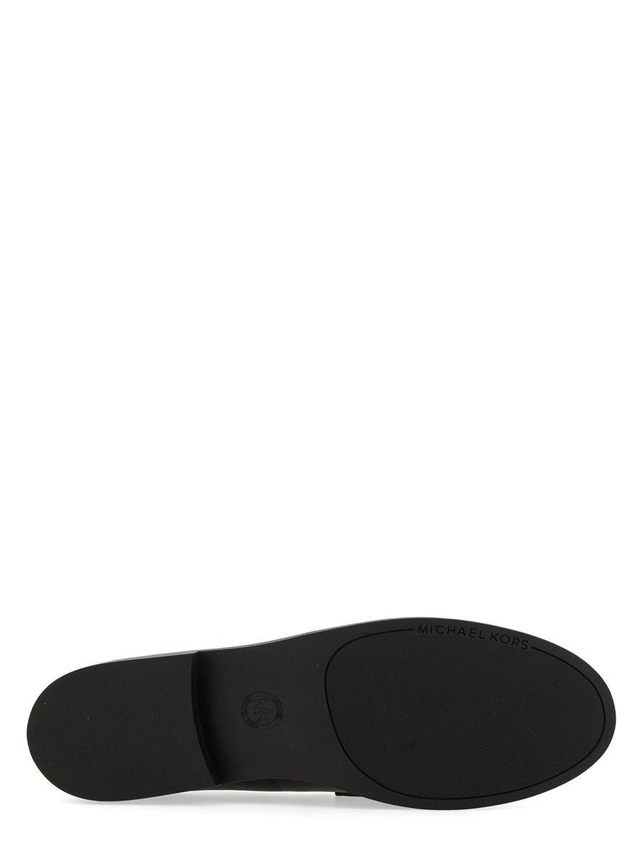 Michael Kors Leren loafers – Zwart / Wit