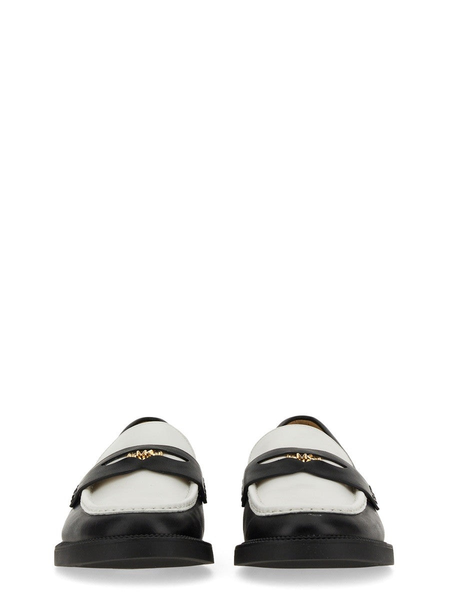 Michael Kors Leren loafers – Zwart / Wit