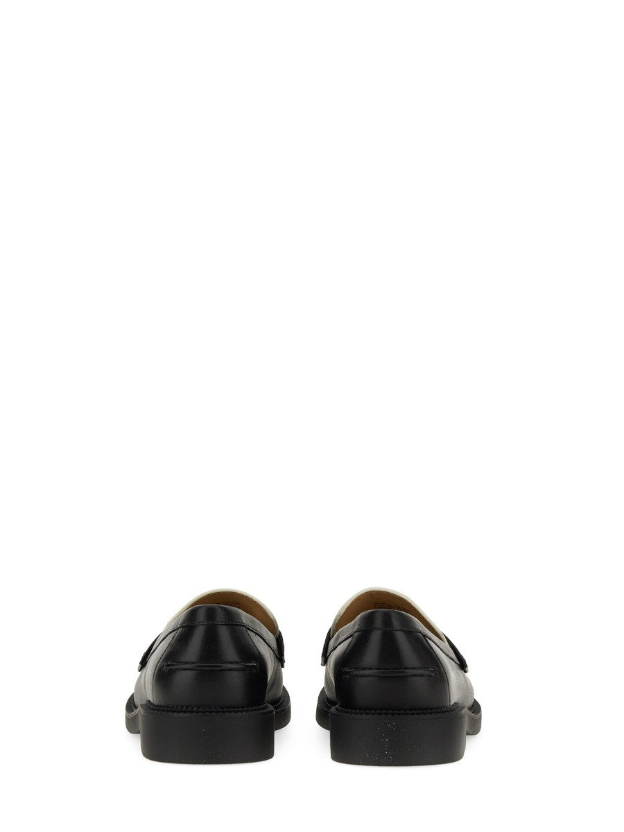 Michael Kors Leren loafers – Zwart / Wit