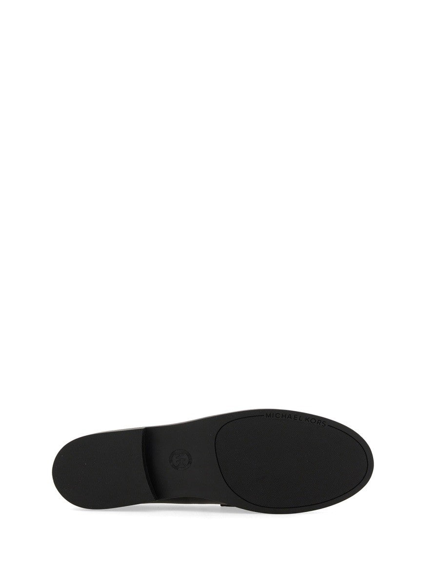 Michael Kors Leren loafers – Zwart / Wit