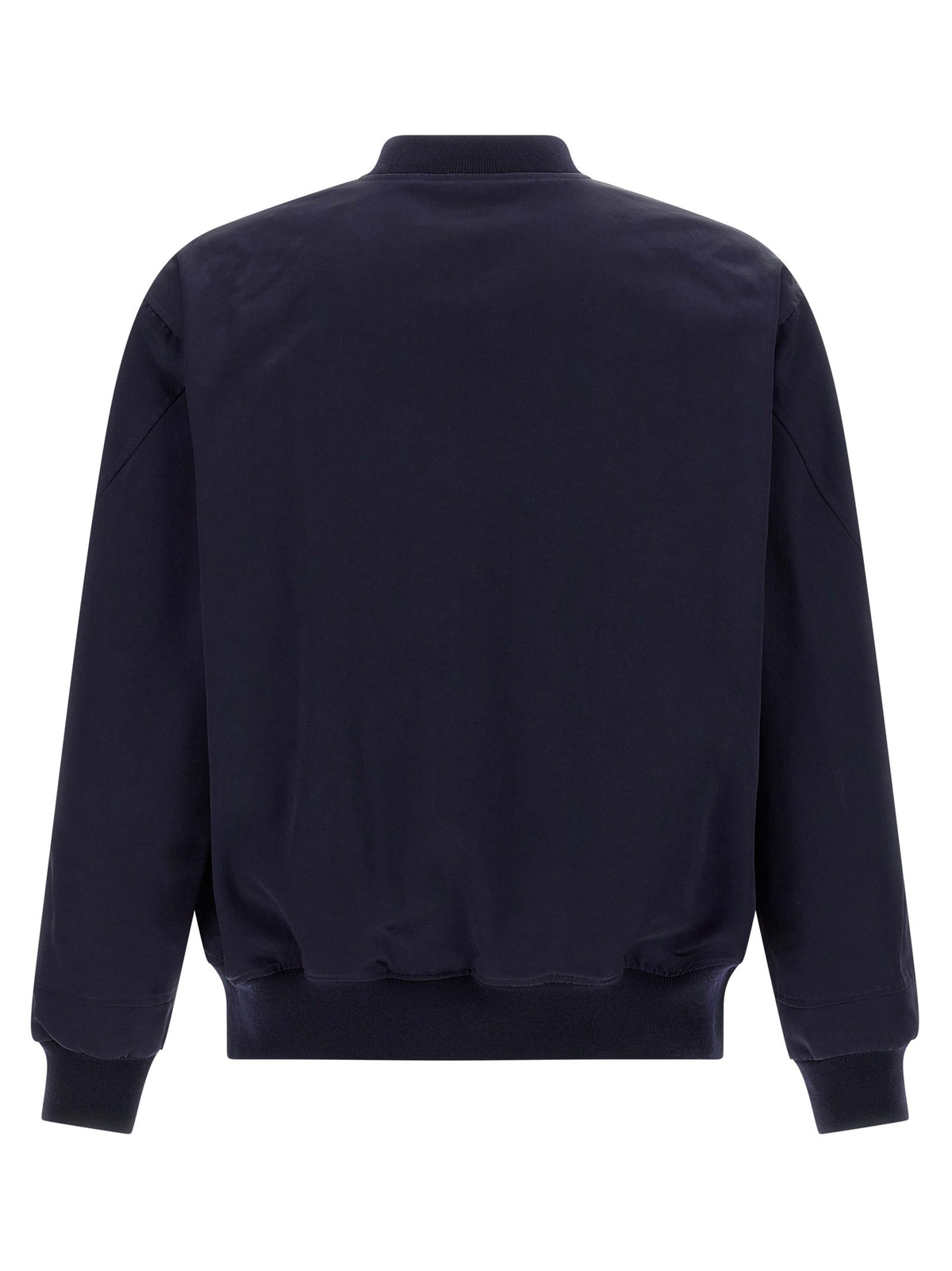 Givenchy Satijnen Bomberjack met logopatch – Marineblauw