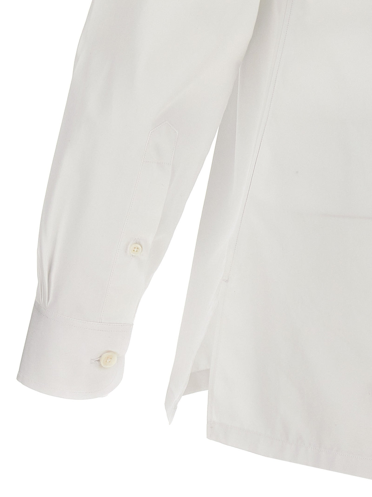 Givenchy Popeline Overhemd met geborduurd logo – Wit