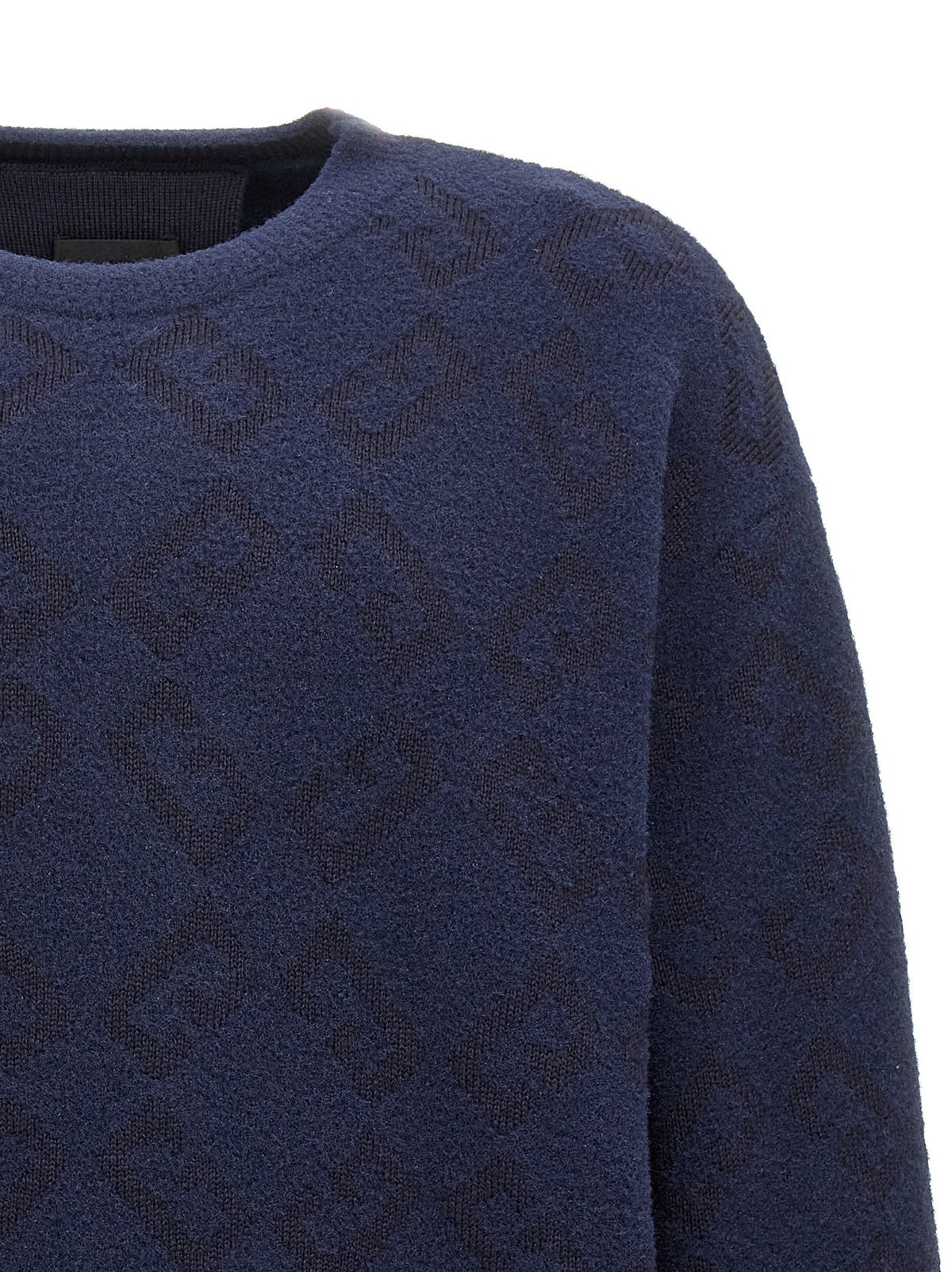 Givenchy Trui met geborduurd logo – Marineblauw