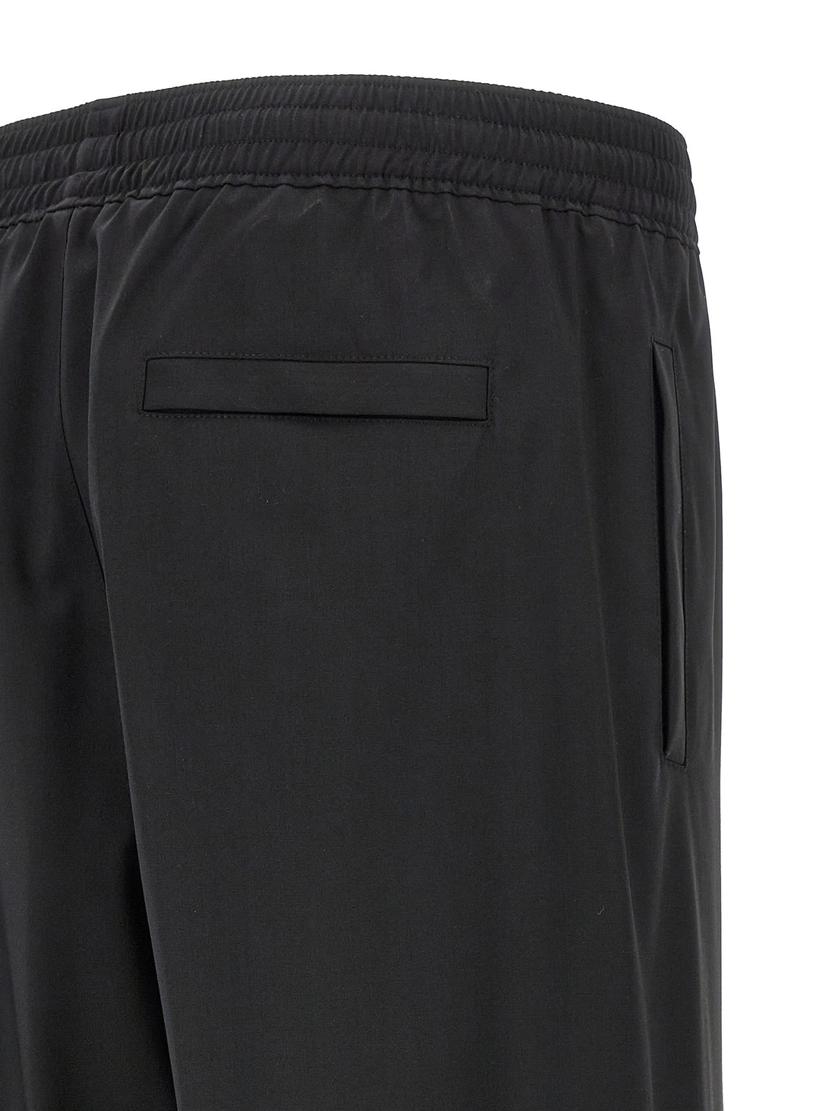 Givenchy Wollen Broek met elastische taille – Zwart