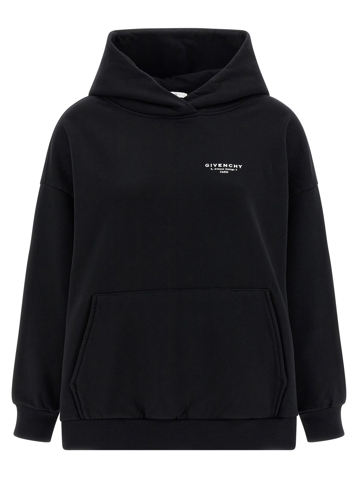 Givenchy Katoenen Hoodie met logoprint – Zwart