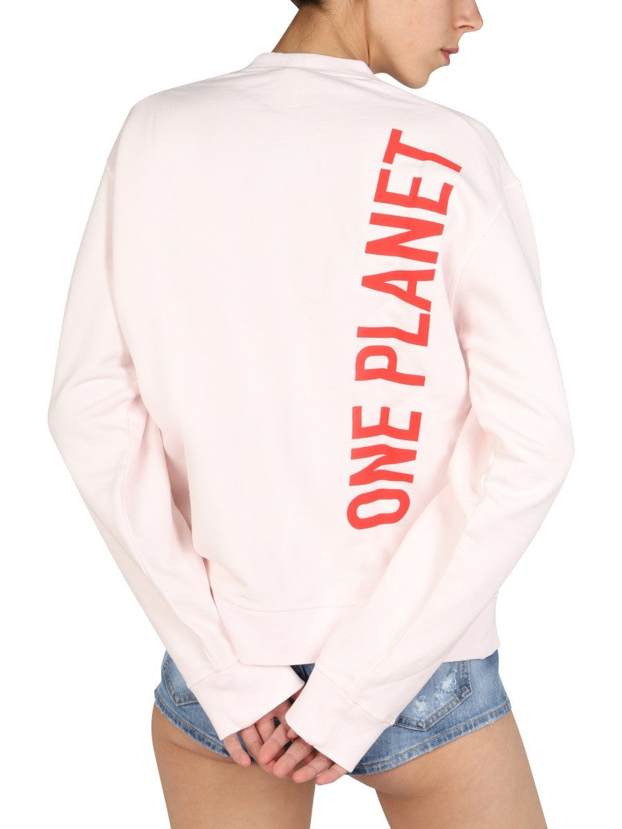 Dsquared2 Sweater met logoprint Dames – Roze