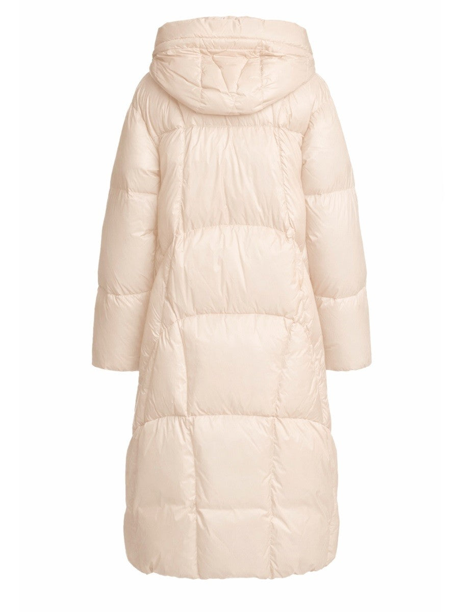 Parajumpers Lange pufferjas – Ivoor