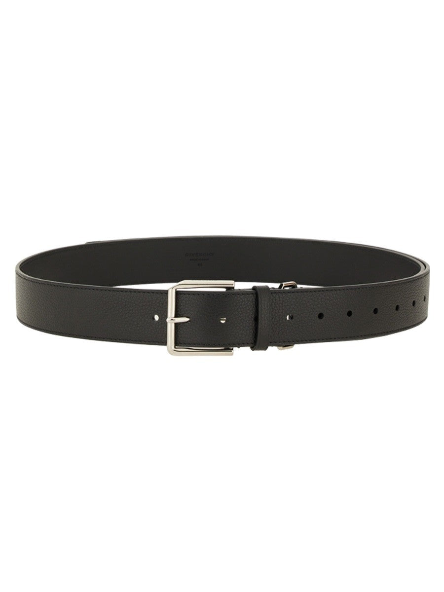 Givenchy Lange Leren Riem – Zwart