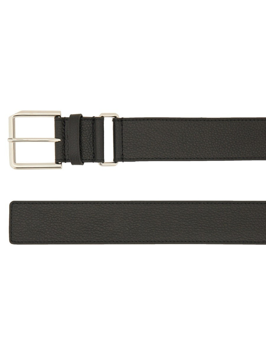 Givenchy Lange Leren Riem – Zwart