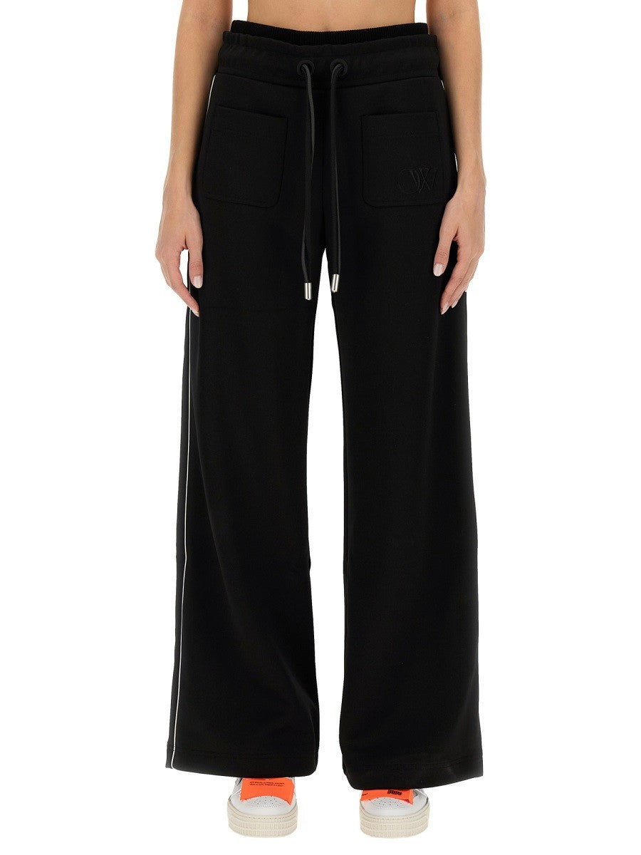 Off-White Loose Fit Broek – Zwart