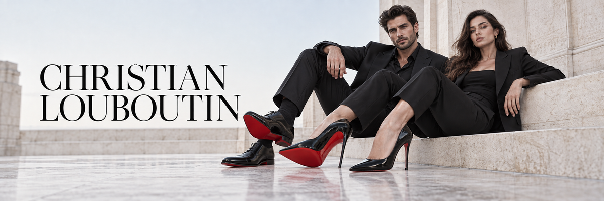 Christian Louboutin schoenen – koppel in zwart met pumps en loafers met rode zolen