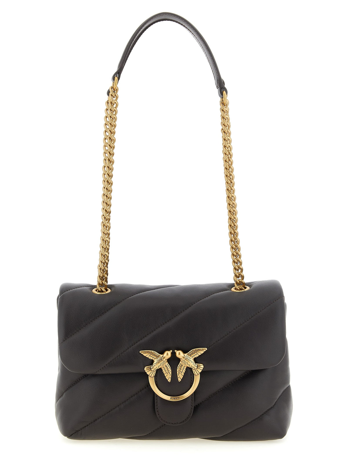 Pinko Love Puff Crossbodytas – Donkerbruin