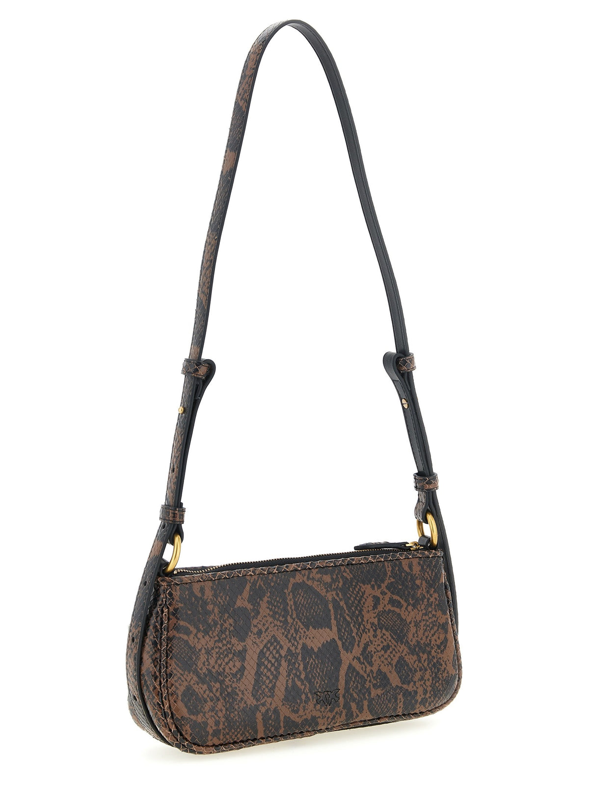 Pinko Love Bag Schoudertas met pythonprint – Meerkleurig
