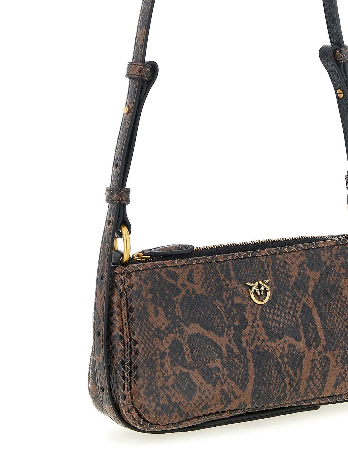 Pinko Love Bag Schoudertas met pythonprint – Meerkleurig