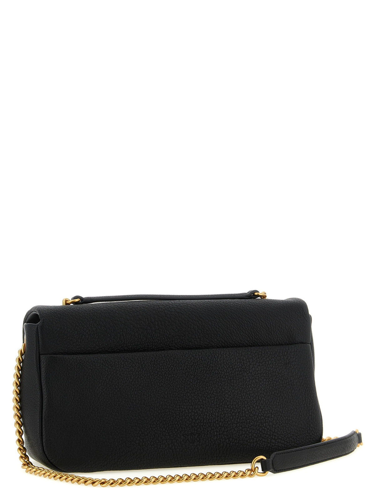 Pinko Schoudertas met Love Birds-gesp – Zwart