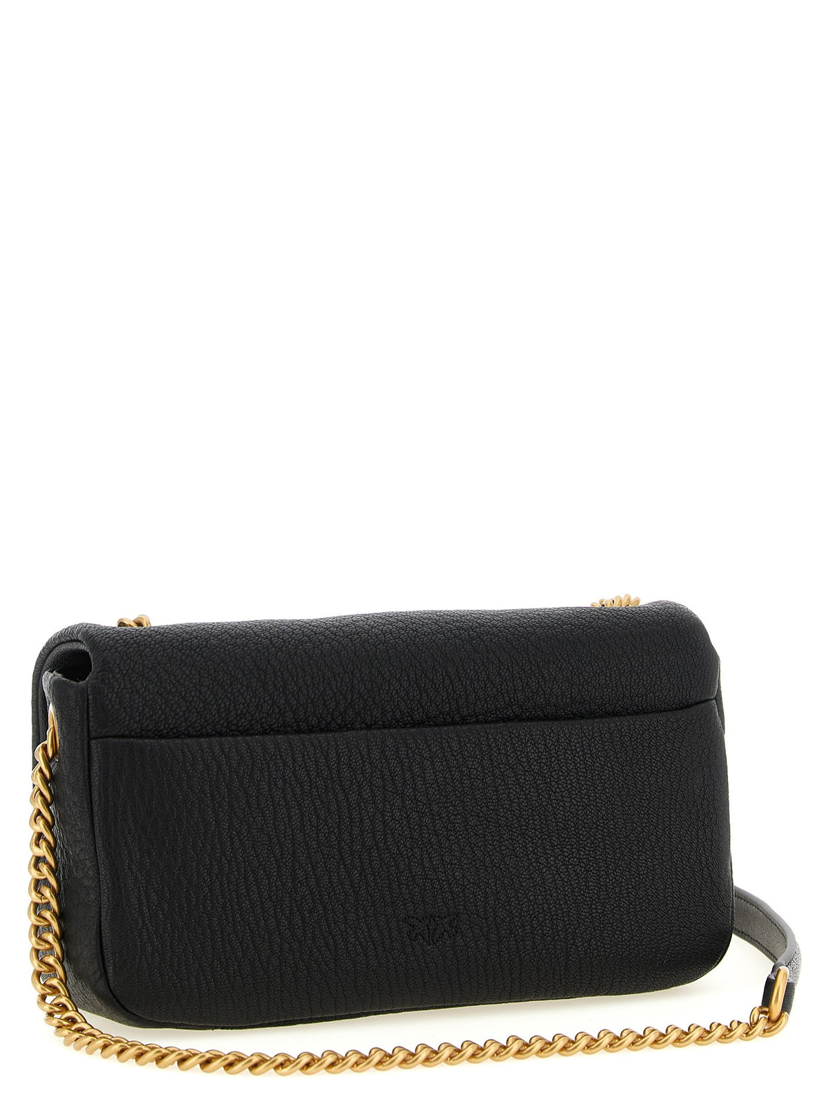 Pinko Schoudertas met Love Birds-gesp – Zwart
