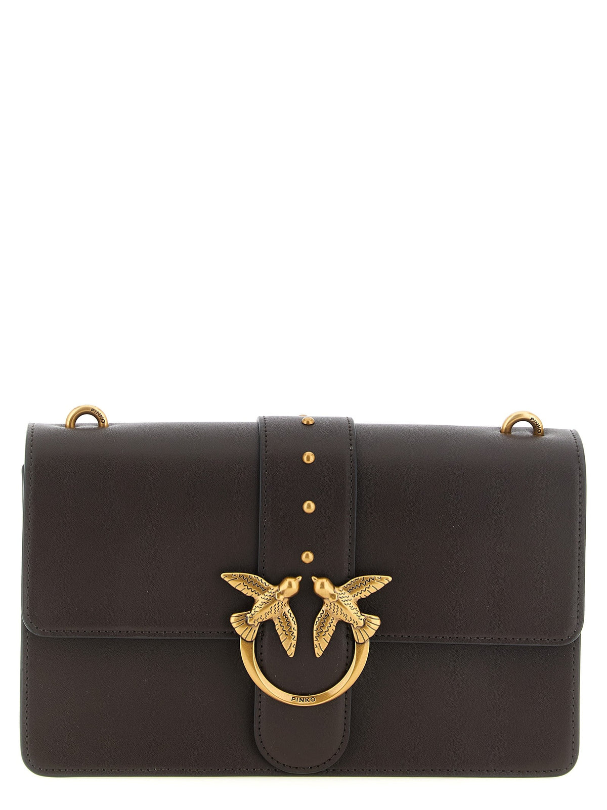 Pinko Love One Classic Crossbodytas – Donkerbruin