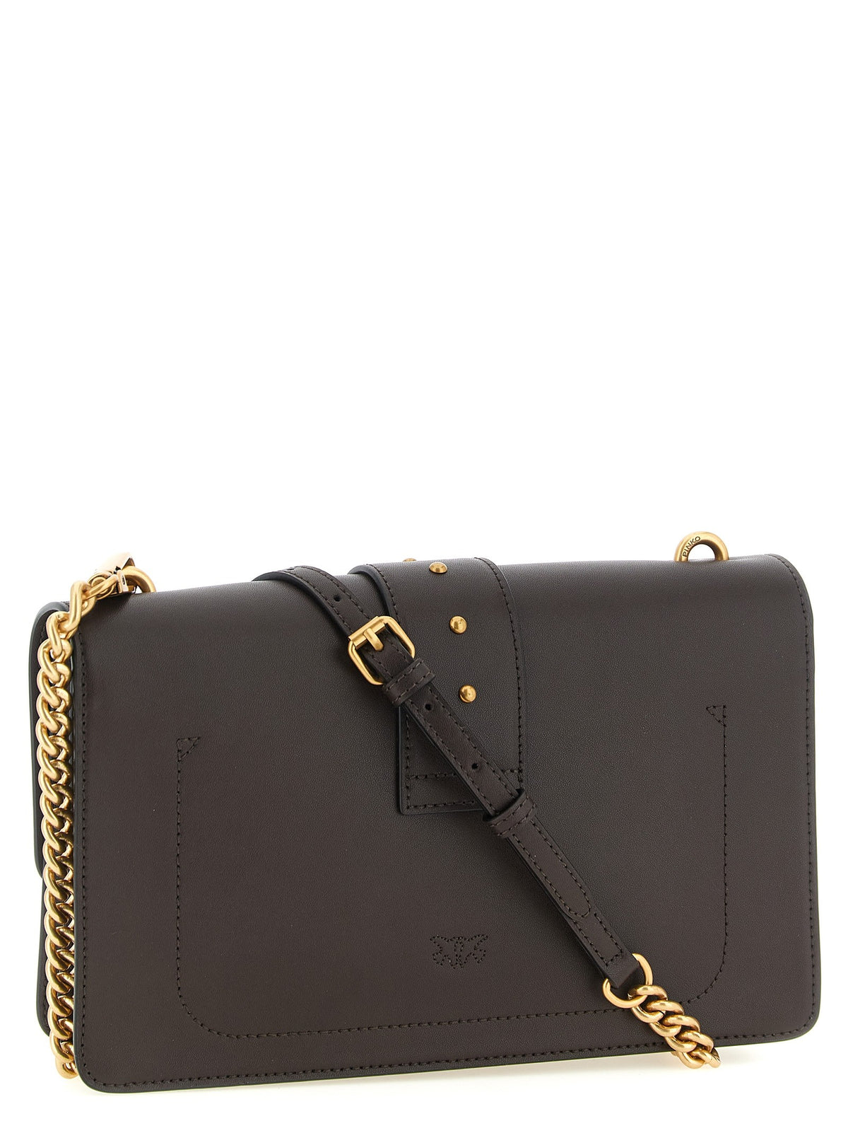 Pinko Love One Classic Crossbodytas – Donkerbruin