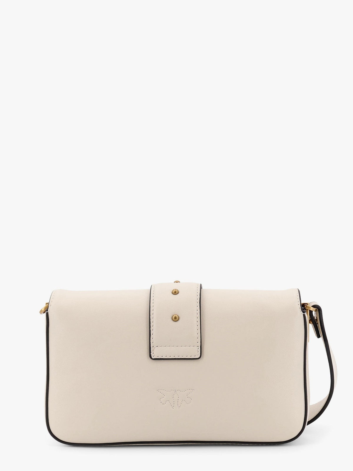 Pinko Love One Mini Schoudertas – Gebroken wit