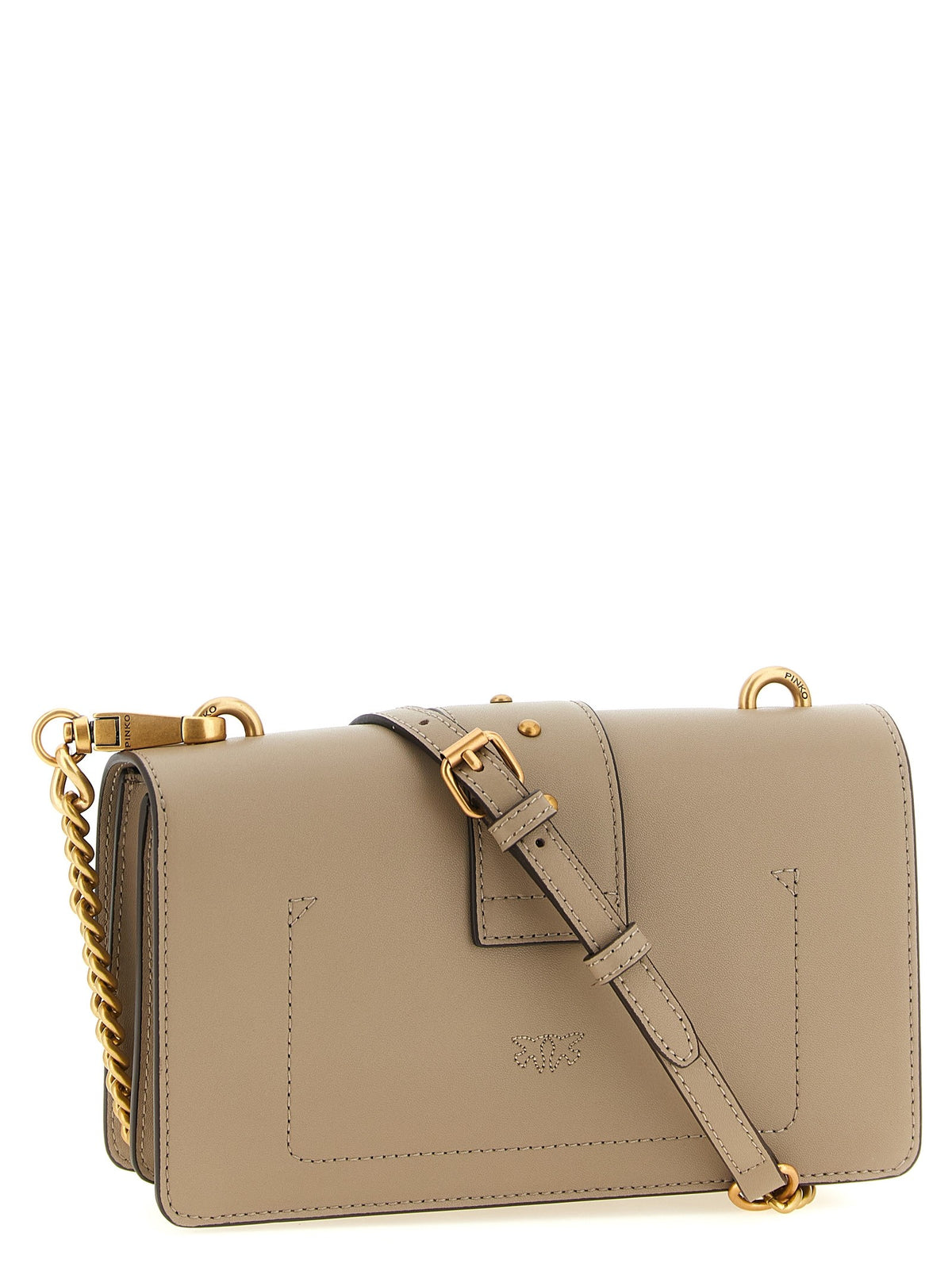 Pinko Love One Kleine Crossbodytas – Taupe
