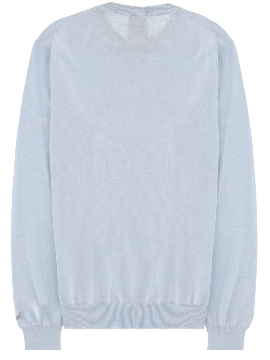 Woolrich Katoenen Trui – Lichtblauw