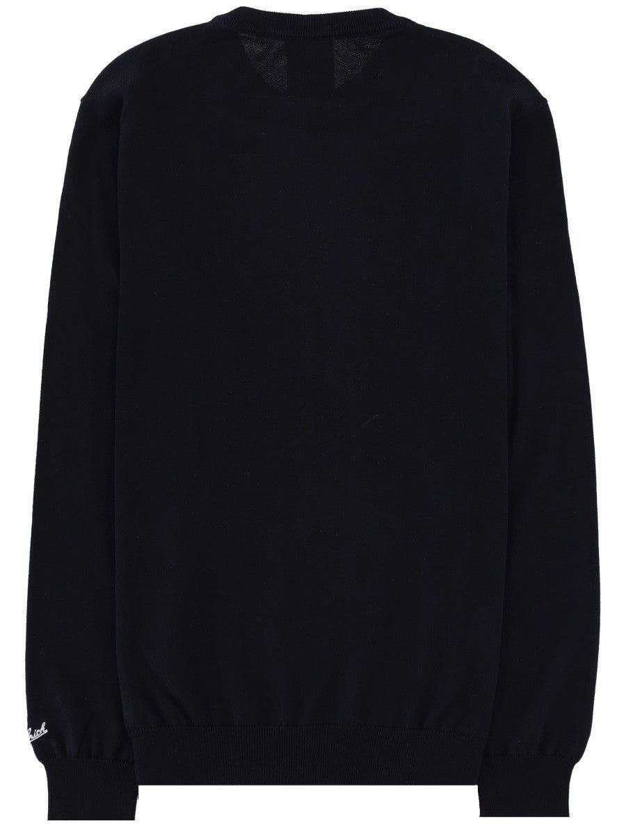 Woolrich Katoenen Trui – Marineblauw