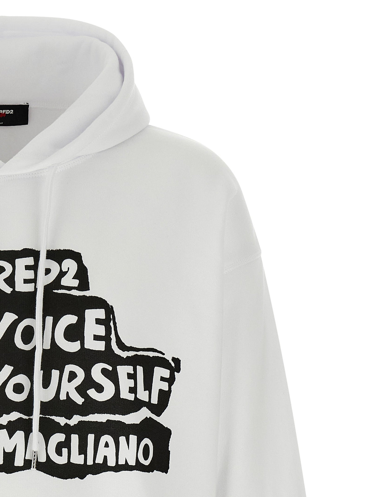 Dsquared2 x Magliano Hoodie – Wit / Zwart