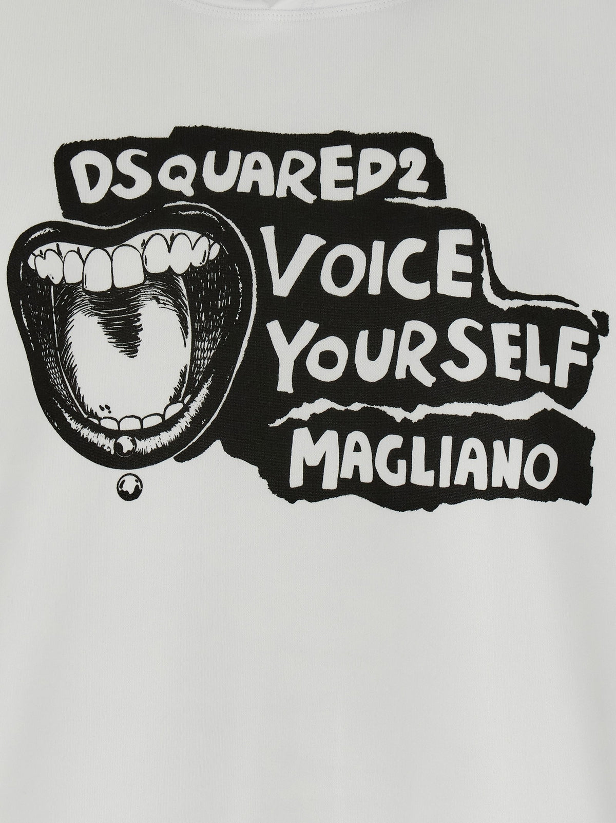 Dsquared2 x Magliano Hoodie – Wit / Zwart