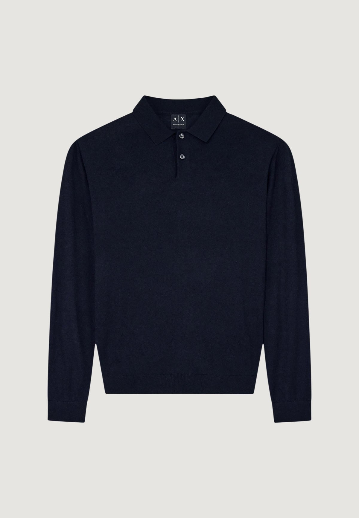 Armani Exchange Trui met Lyocell – Marineblauw