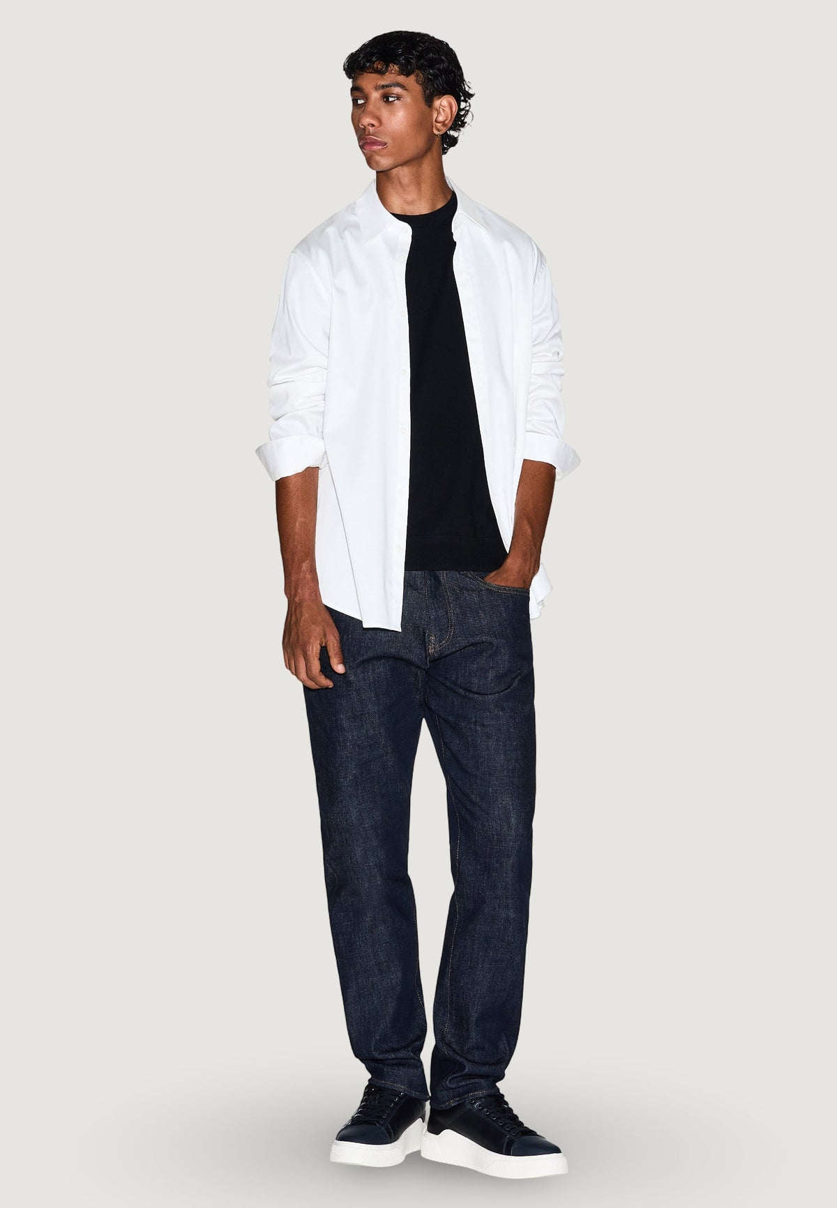 Armani Exchange T-shirt met Korte Mouwen Heren – Zwart