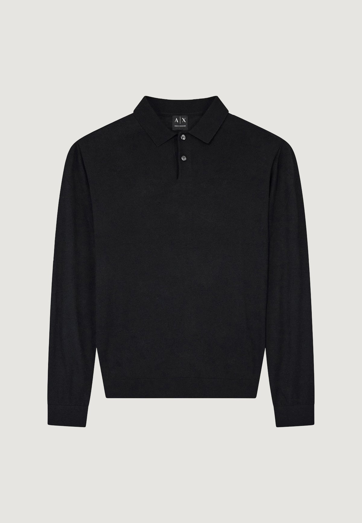 Armani Exchange Trui met Lyocell – Zwart