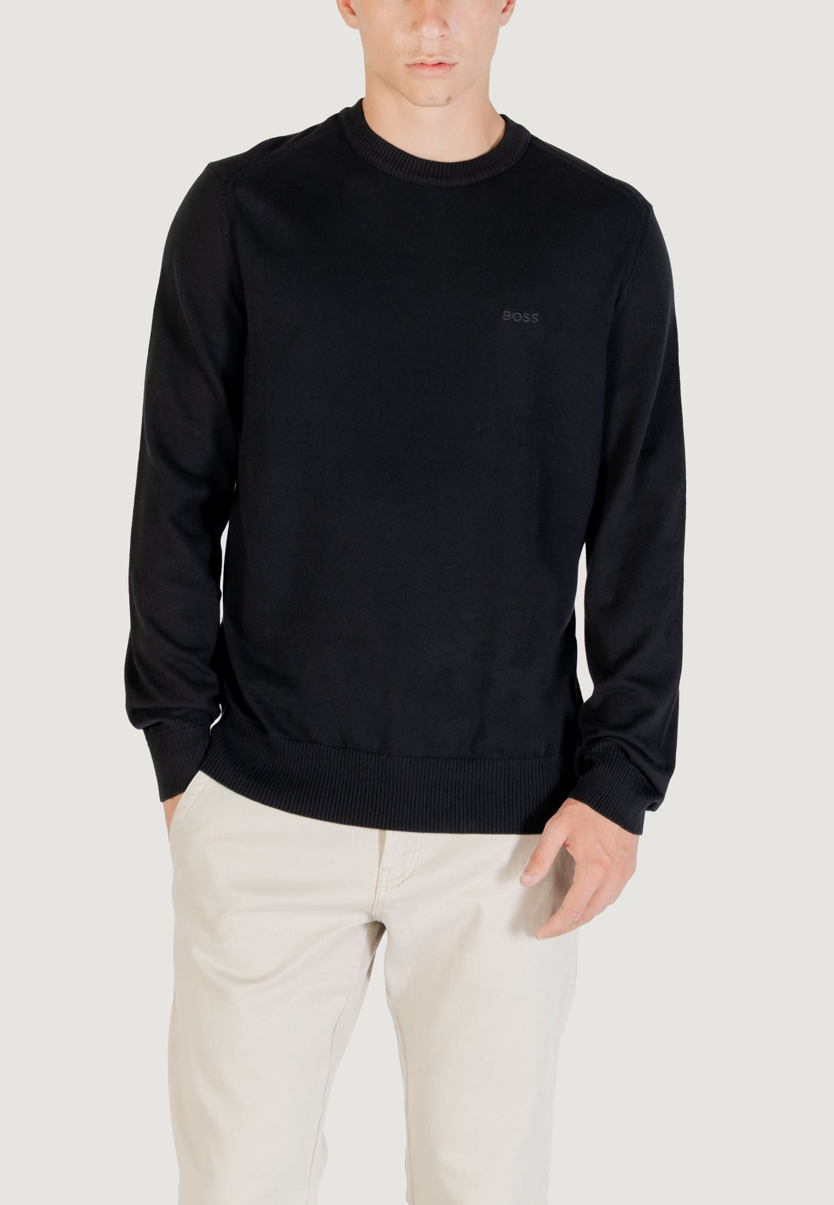 Boss Asac Jersey Trui – Zwart