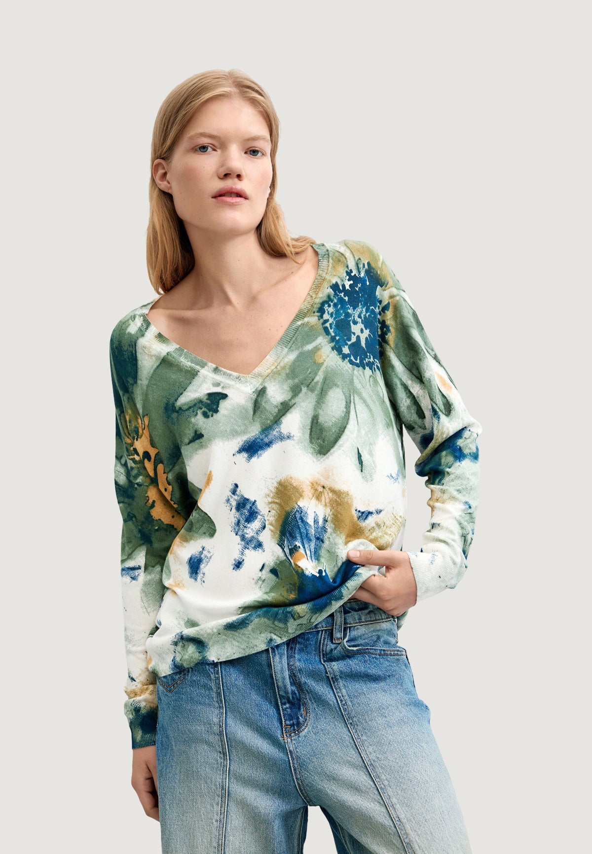 Desigual Coldbotanic Trui – Meerkleurig