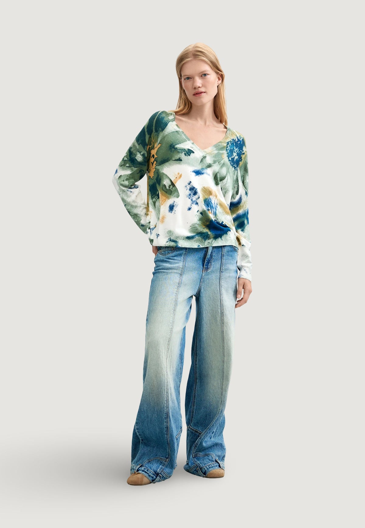 Desigual Coldbotanic Trui – Meerkleurig