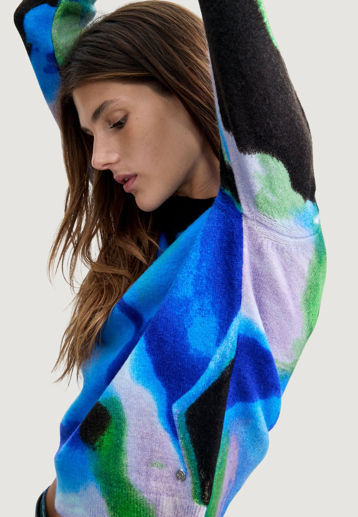 Desigual Clouds Lacroix Trui – Meerkleurig
