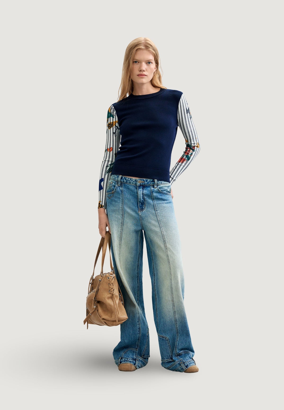 Desigual Marino Trui – Marineblauw