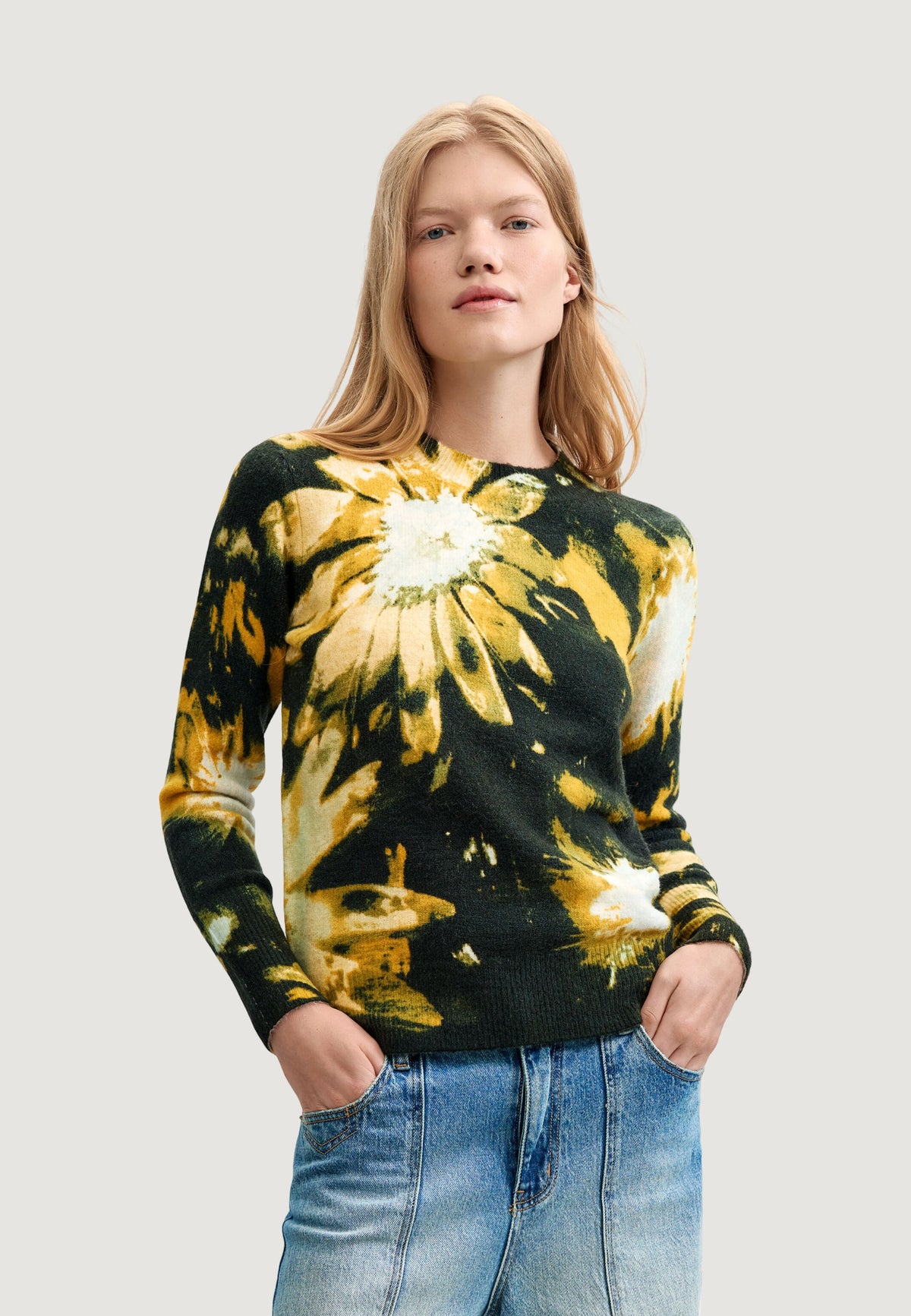 Desigual Darkbotanic Trui – Meerkleurig