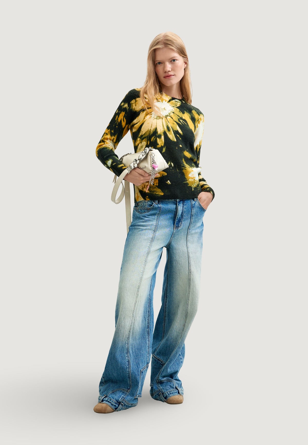Desigual Darkbotanic Trui – Meerkleurig