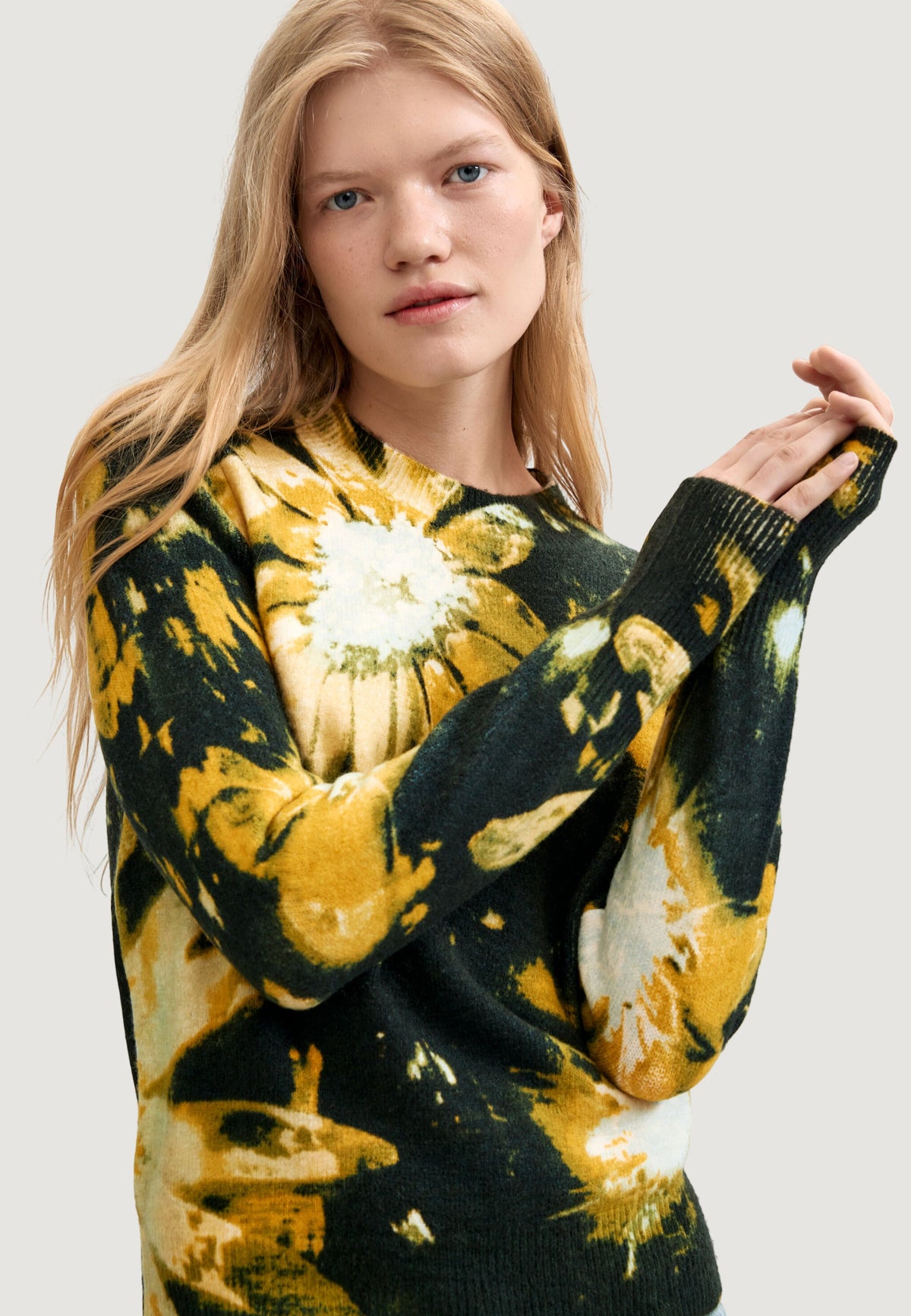 Desigual Darkbotanic Trui – Meerkleurig