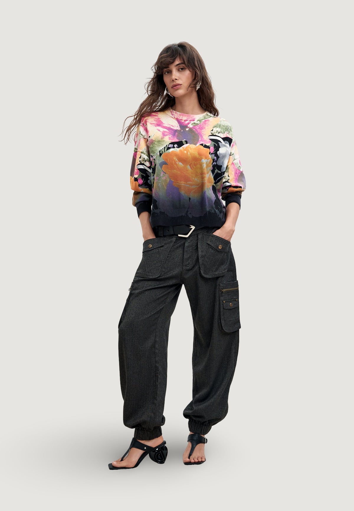 Desigual Rose Degrade Lacroix Trui – Meerkleurig