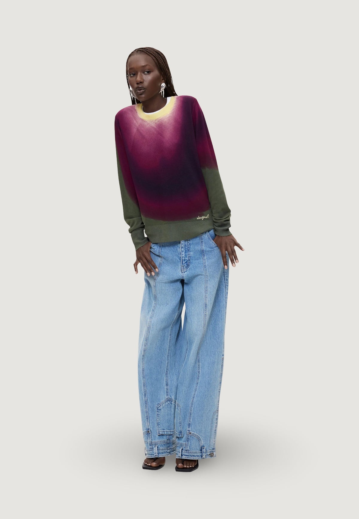 Desigual Veget Trui – Meerkleurig