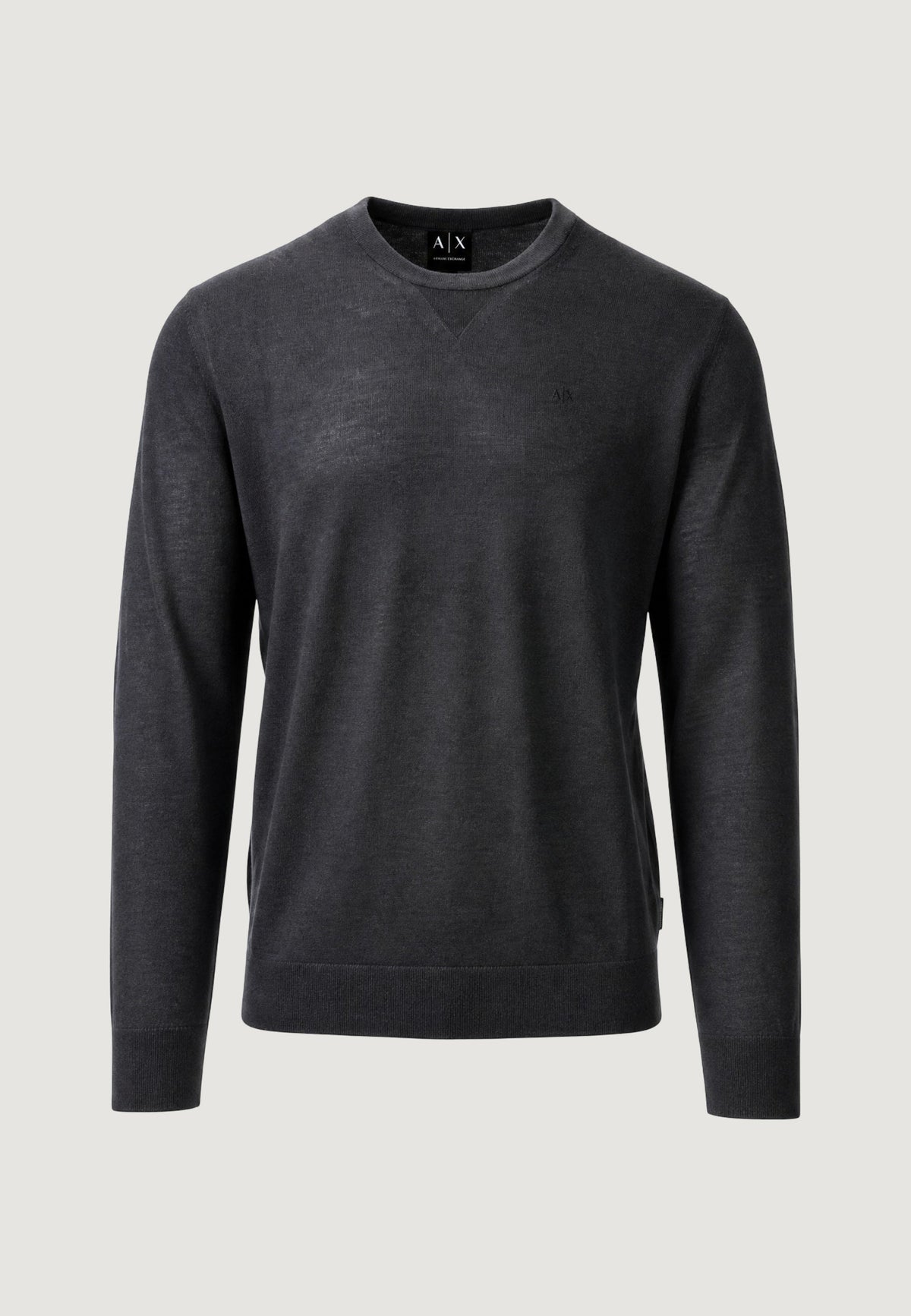 Armani Exchange Trui van Wolmix – Grijs