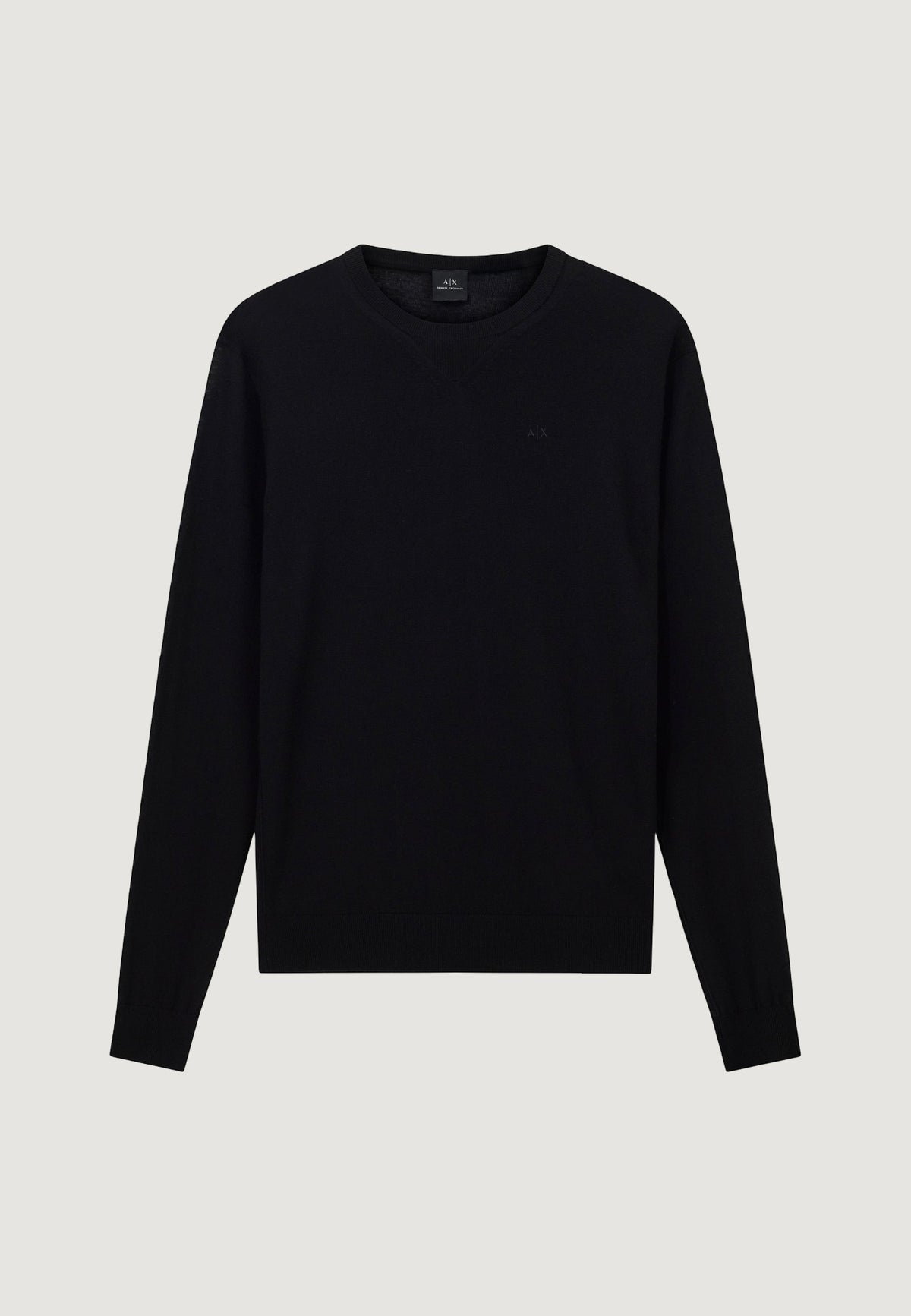 Armani Exchange Trui van Wolmix – Zwart