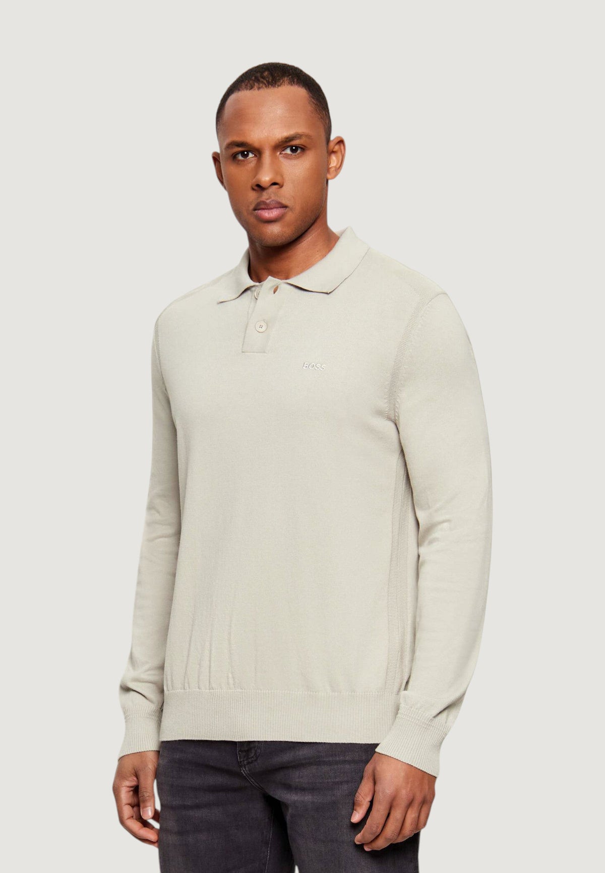 Boss Asac Gebreide trui – Beige