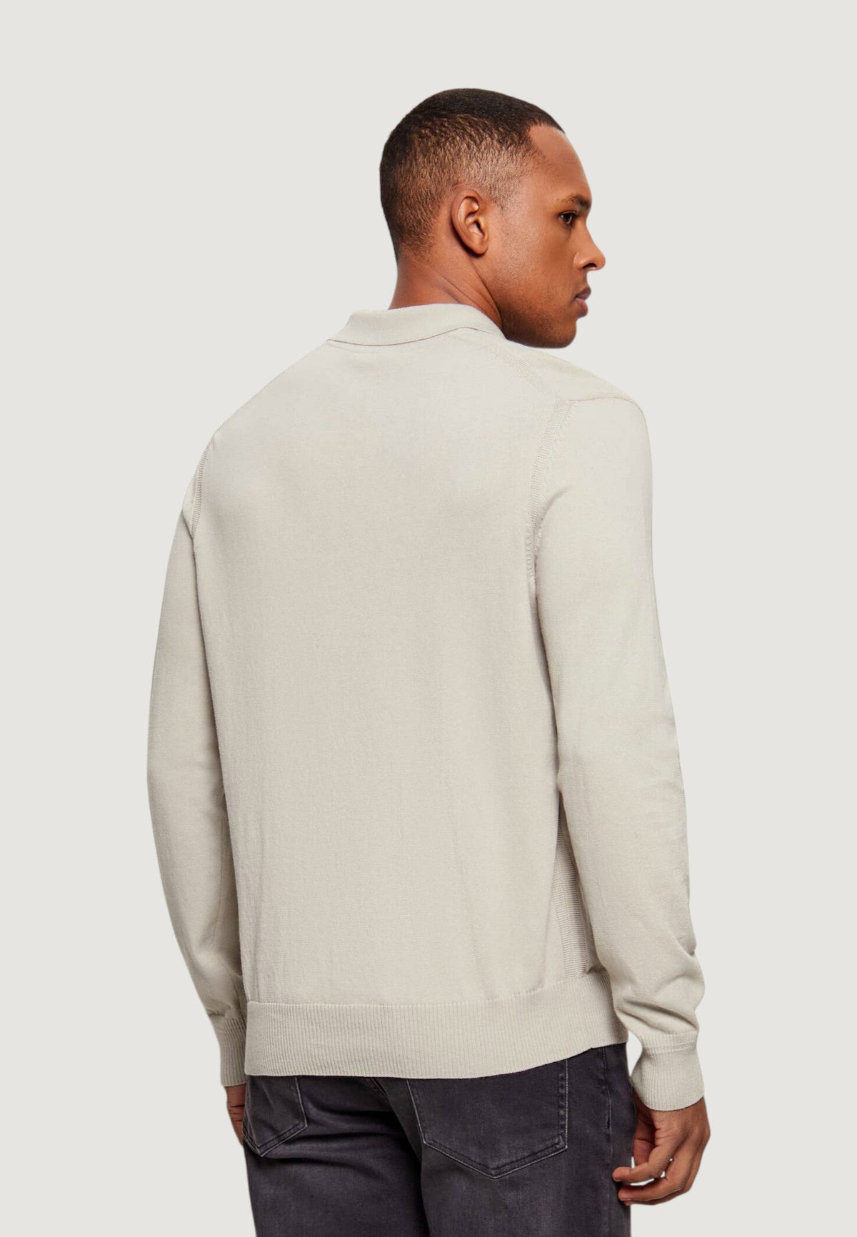 Boss Asac Gebreide trui – Beige