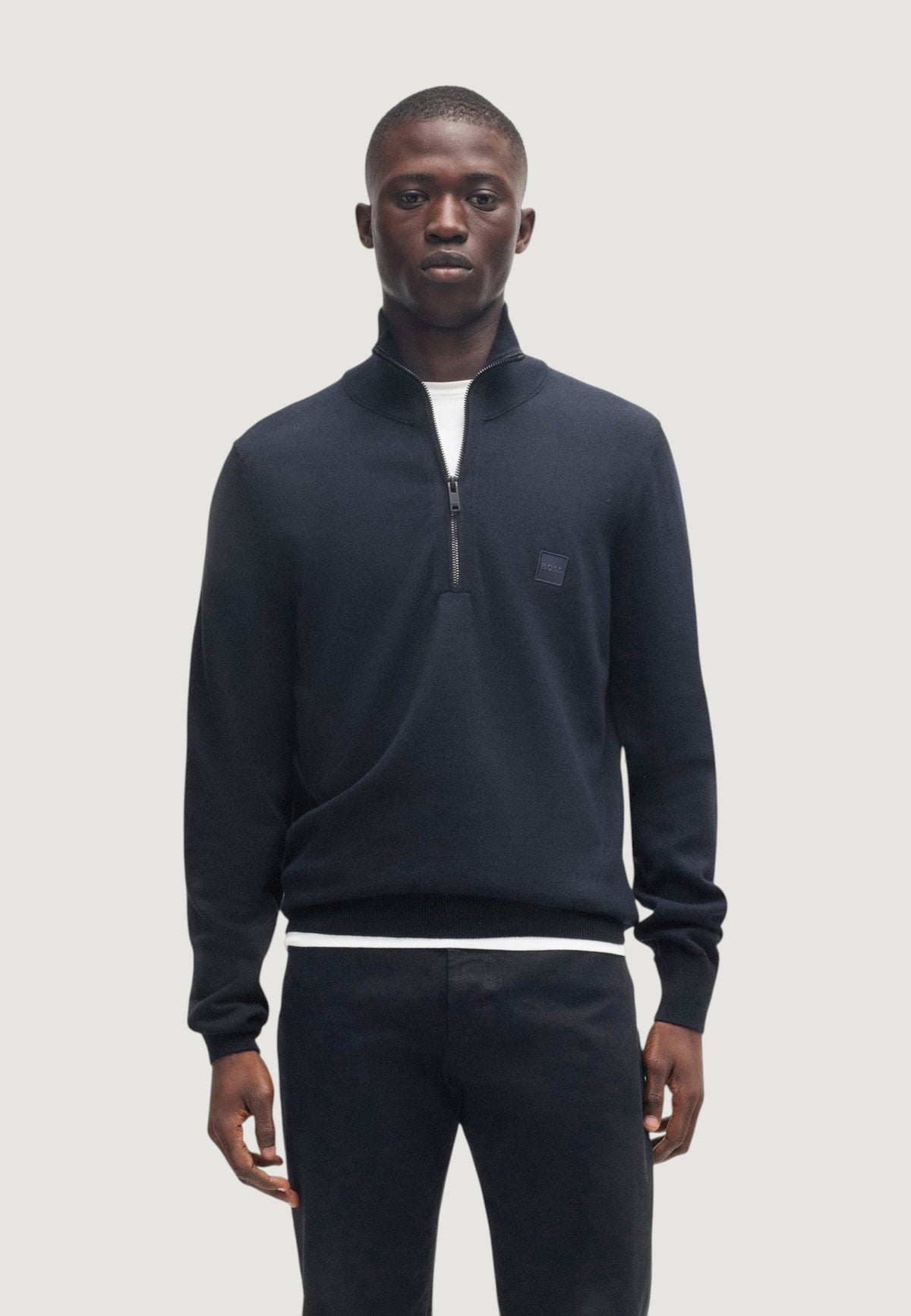Boss Kanobix Gebreide trui – Blauw