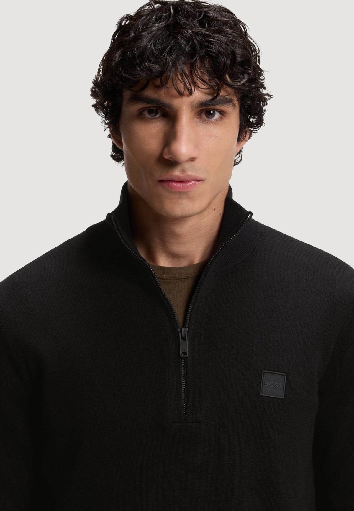 Boss Kanobix Gebreide trui – Zwart